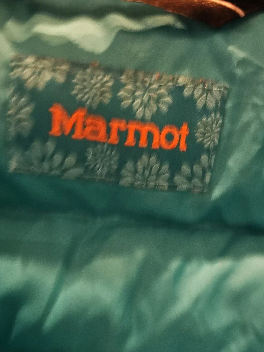 Marmot Bright Teal Blue Packable Puffer Jacket